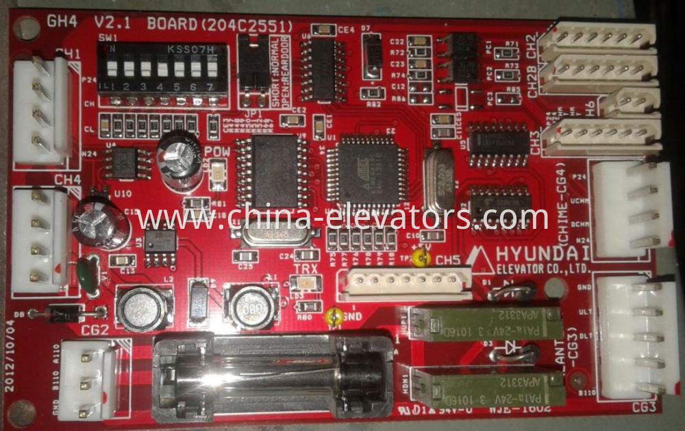 Signal Board 204C2551 for Hyundai Elevator STVF7